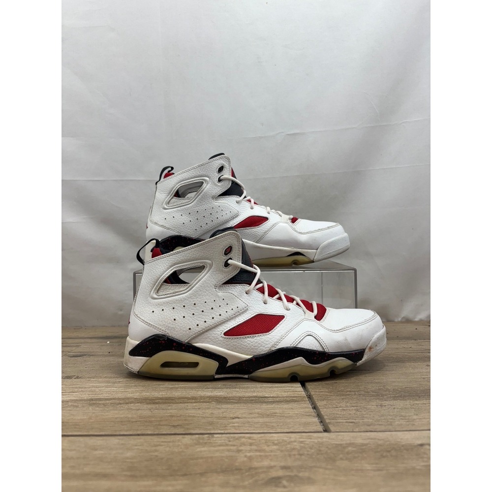 Air Jordan‎ Flight Club 91 White Red High Top Sneakers Basketball Shoes Mens 10